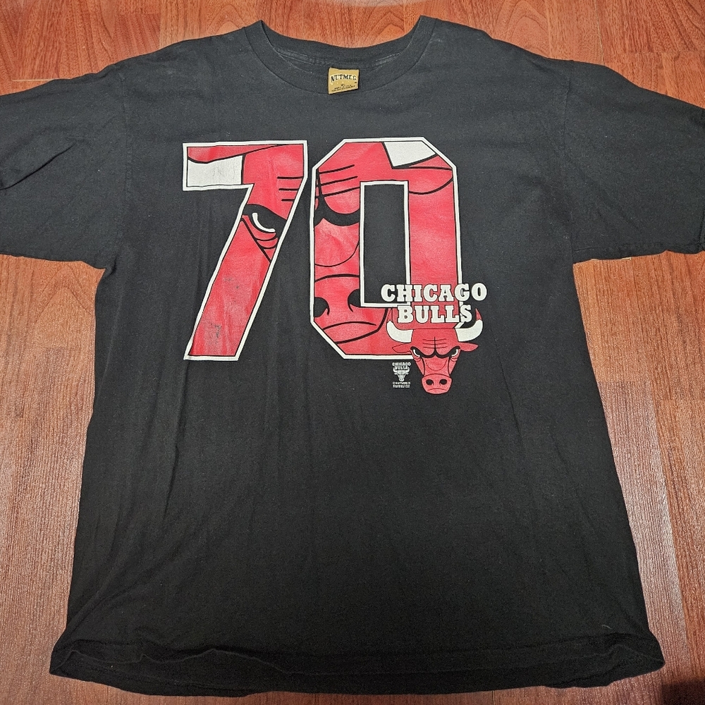 Chicago Bulls Black Nutmeg Mills T-Shirt